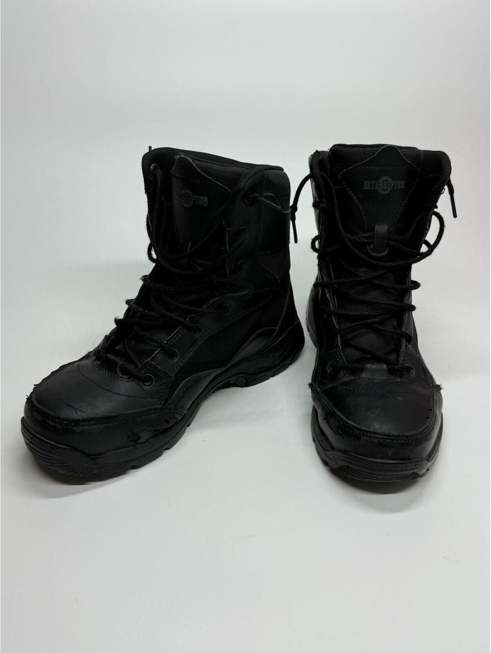Interceptor Tactical Work Boots Mens 9 Black ASTM F2413-18
